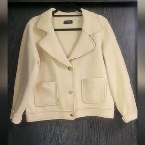 Tahari Elegant Cream Women's Jacket